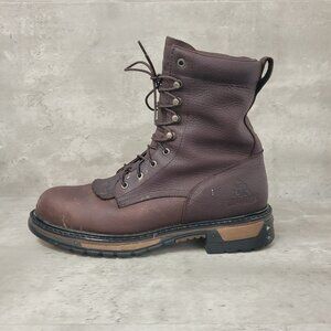 ROCKY Mens ORIGINAL RIDE 9" LACER WESTERN Waterproof BOOTS Size 13 D